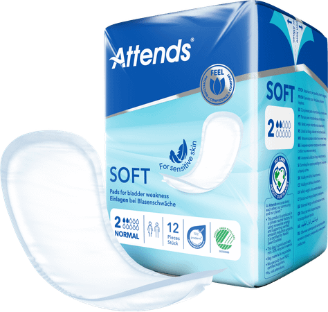 Attends Soft 2 Normal Inleg Anatom. 1x12