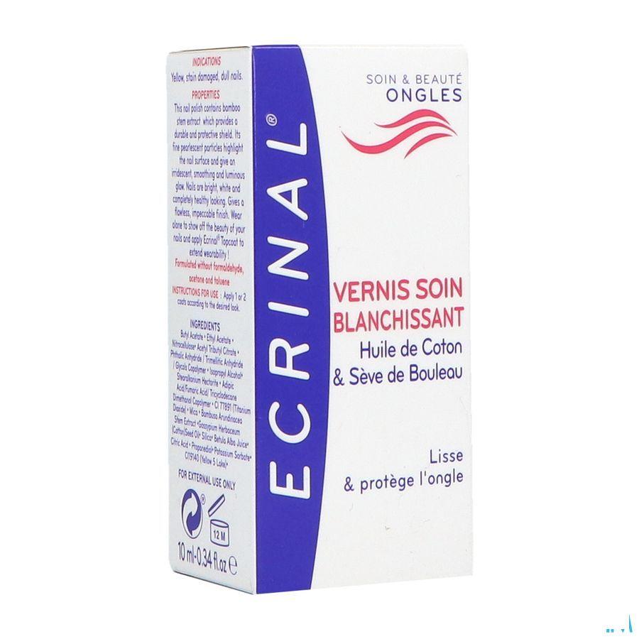 Ecrinal Vernis Blanchissant Flacon 10 ml 20214  -  Asepta