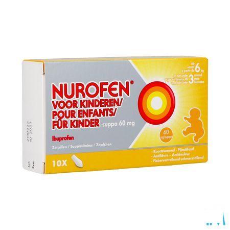 Nurofen Kind 60 mg Suppo 10 X 60 mg