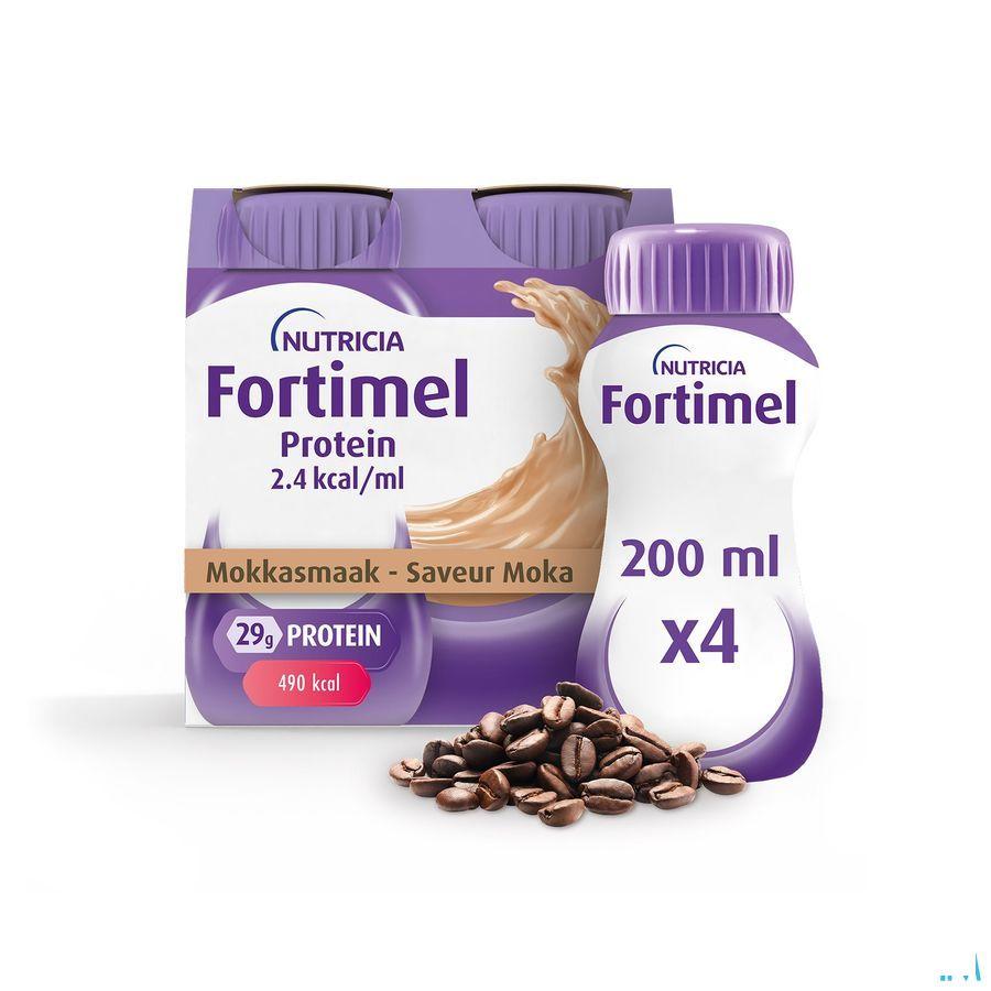 Fortimel Protein 2.4Kcal Mokka 4 x 200 ml