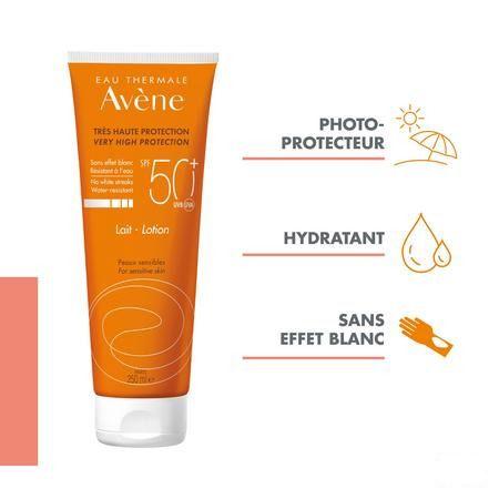 Avene Zonnemelk Zeer Hoge Bescherm. Ip50 + 250 ml  -  Avene
