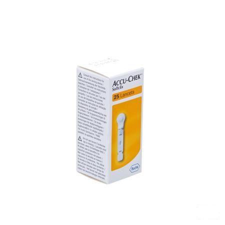 Accu Chek Softclix Lancet 25 3307492001  -  Roche Diagnostics