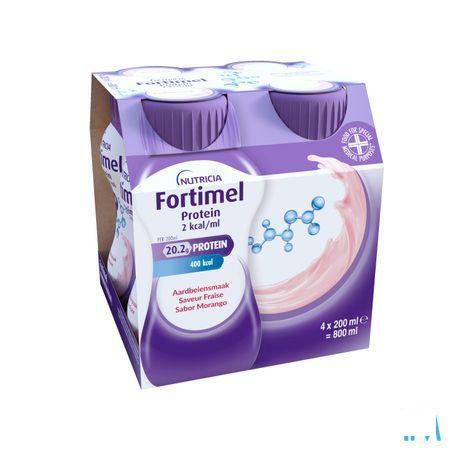 Fortimel Protein 2Kcal Aardbei 4X200 ml