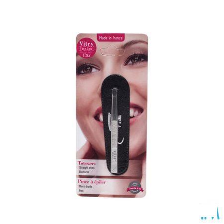 Vitry Classic Epileerpincet Recht Inox 1012  -  Vitry