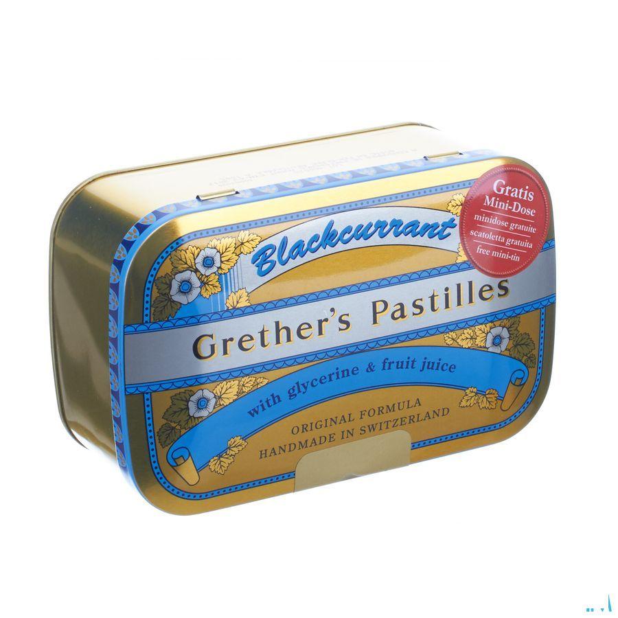 Grether's Pastilles Blackcurrant Pastille 440 gr  -  Melisana