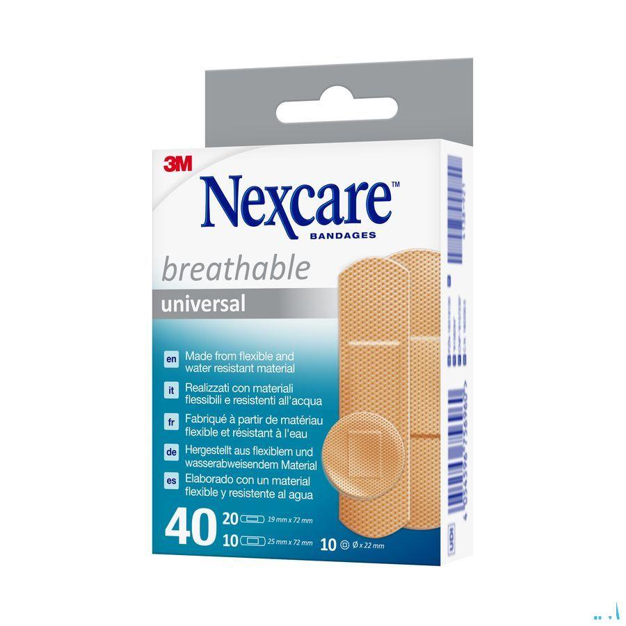 Nexcare 3M Breathable Univer. Strips 40 N0340As  -  3M