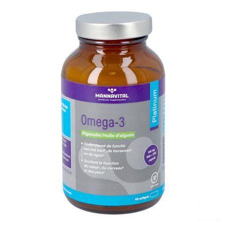 Mannavital Omega 3 Huile Algues V-Caps 60