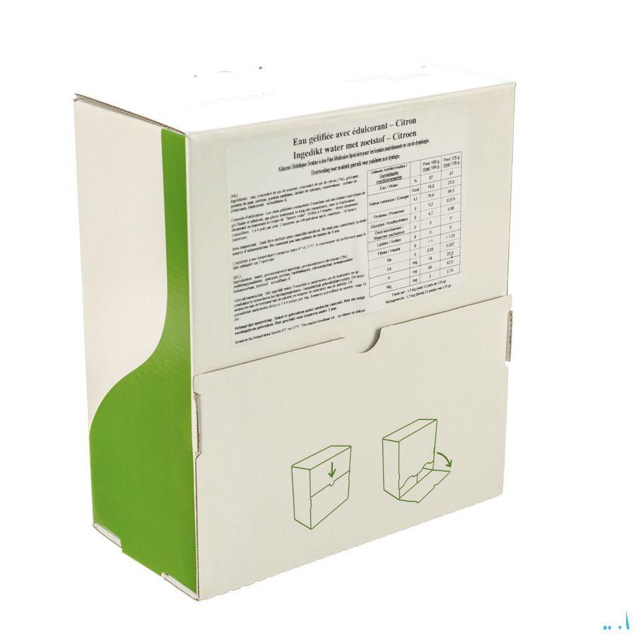 Eau Gelifiee Citron 12x125 ml  -  Nutrisens Medical