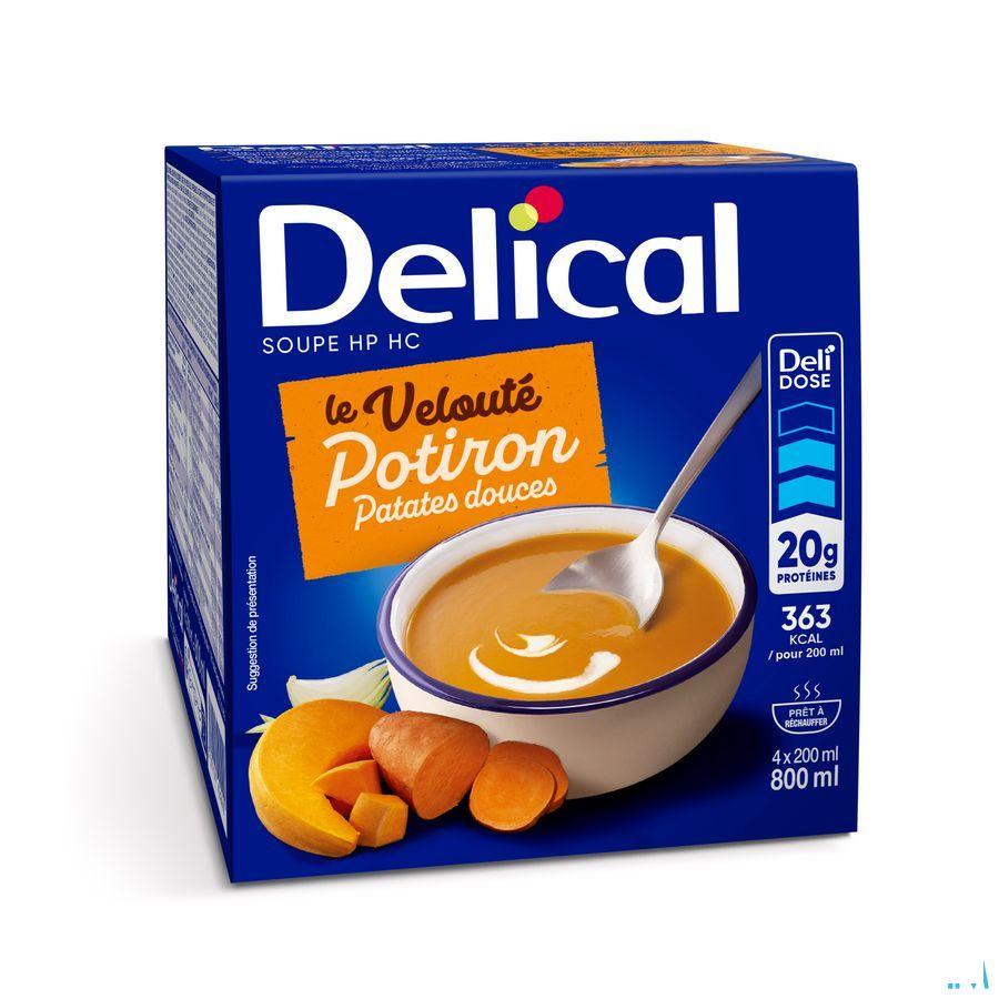 Delical Soupe Vel.Potiron Patates Douces & Cr4 x 200 ml