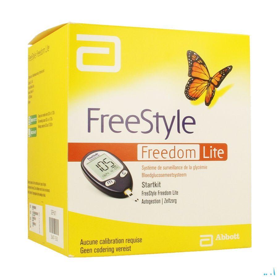 Freestyle Freedom Lite Bloedglucosemeter Startkit Belgie  mg/dL -  Abbott