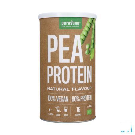 Purasana Plant.protein Erwrt 80% Naturel Bio 400 gr