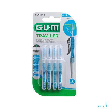 Gum Proxabrush Travel Fine Tap 4 1614