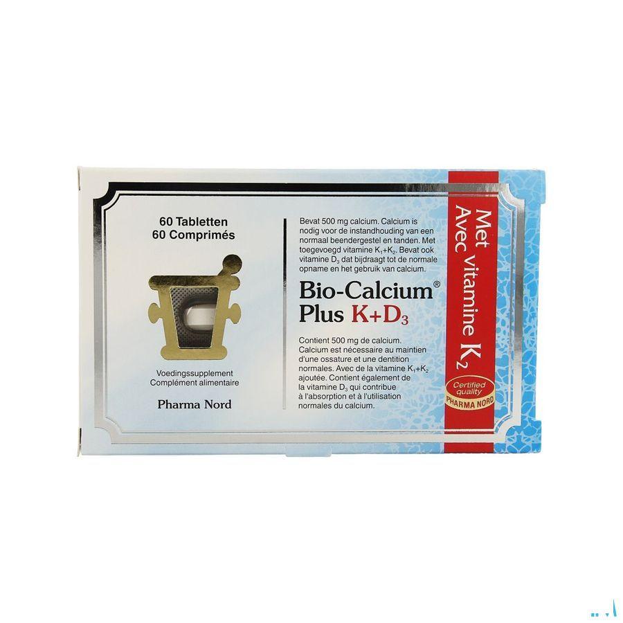 Bio-calcium Plus K + d3 Comprimes 60  -  Pharma Nord
