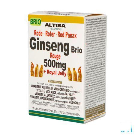 Altisa Ginseng Rood Brio 500Mg Comp 60
