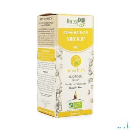 Herbalgem Siroop Ademhaling Bio Kind-volw 150 ml  -  Herbalgem