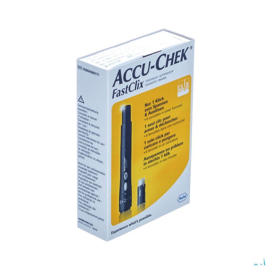 Accu Chek Fastclix (prikker + lancet 1x6)05864666171  -  Roche Diagnostics