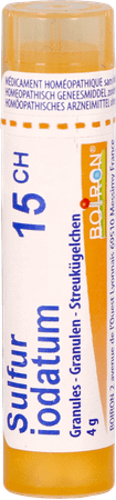 Sulfur Iodatum 15CH Gr 4g  -  Boiron