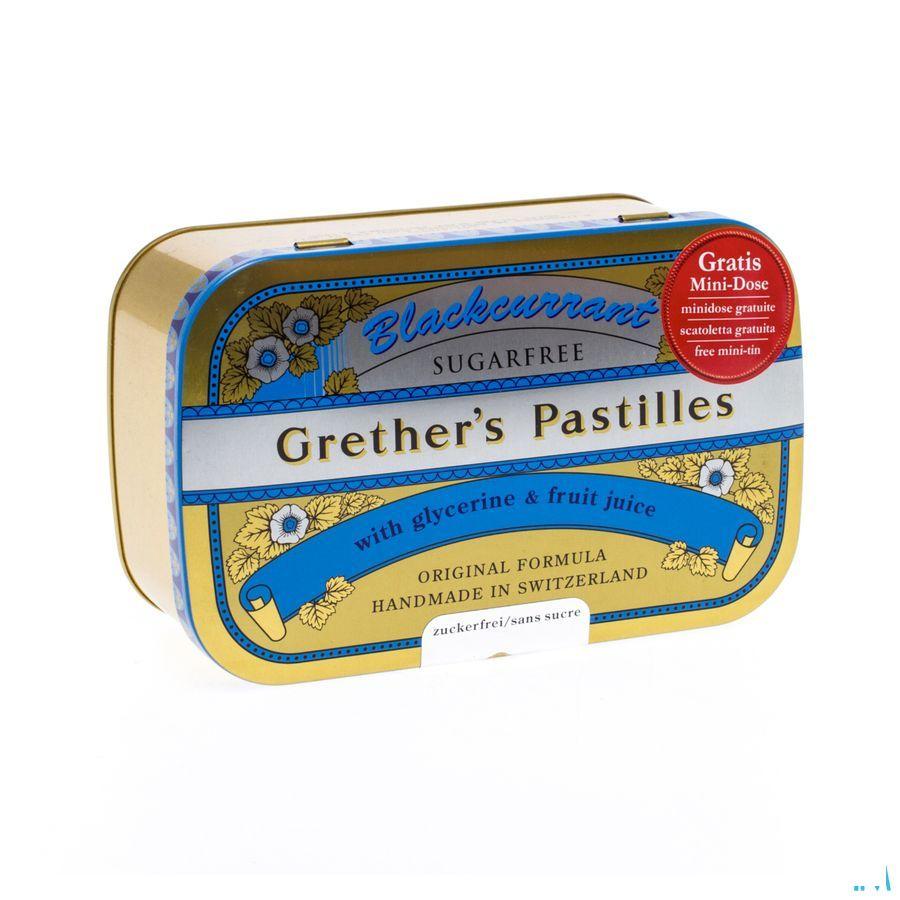 Grether's Pastilles Blackcurrant Ss Pastille 440 gr  -  Melisana