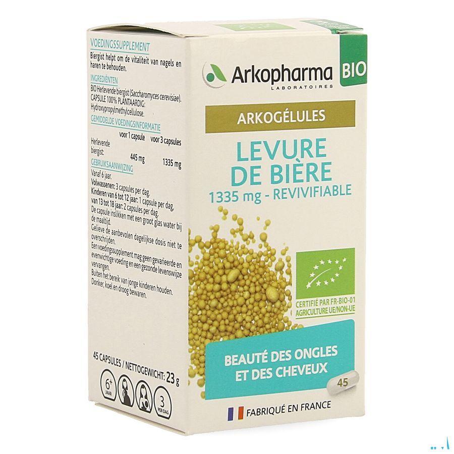 Arkogelules Levure Biere Bio Caps 45  -  Arkopharma