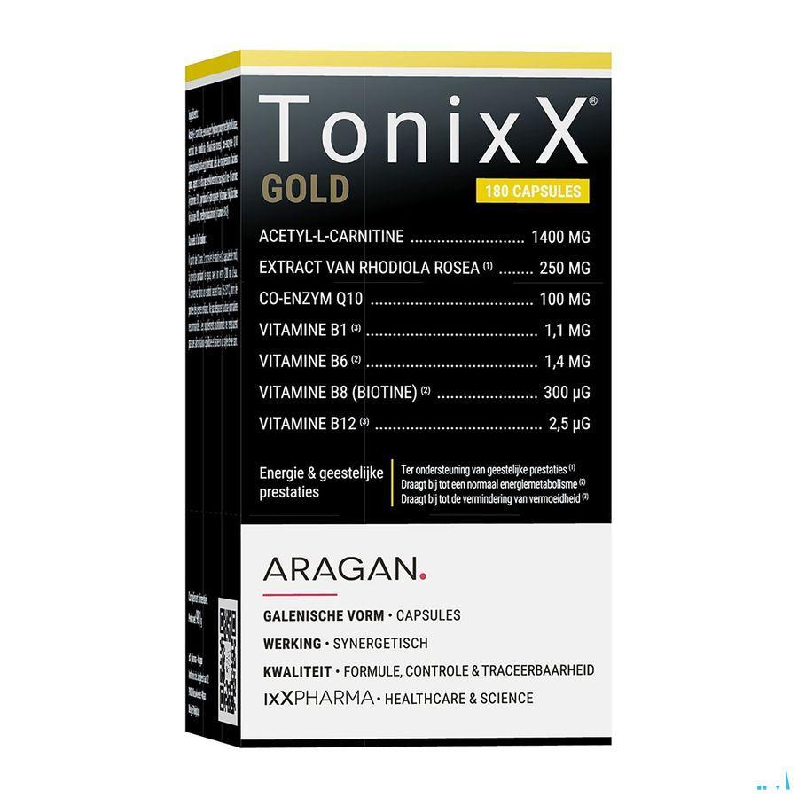 Tonixx Gold Caps 180