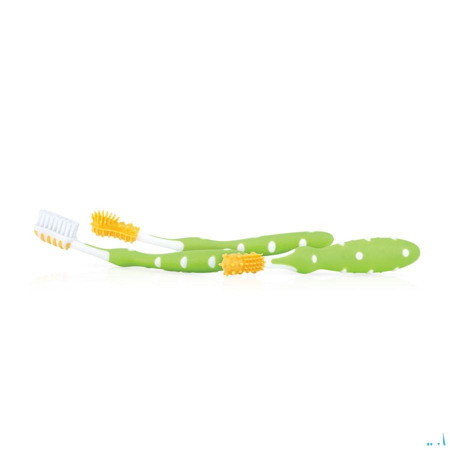 Nuby Tandenborstelset 3 Stuks 3m +   -  New Valmar