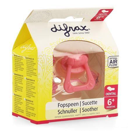 Difrax Fopspeen Sil Dental + ring + 6m 800  -  Difrax