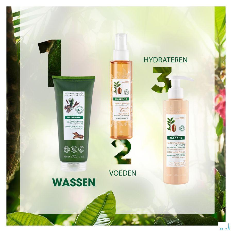 Klorane Lichaam Douchegel Cederhout 200 ml