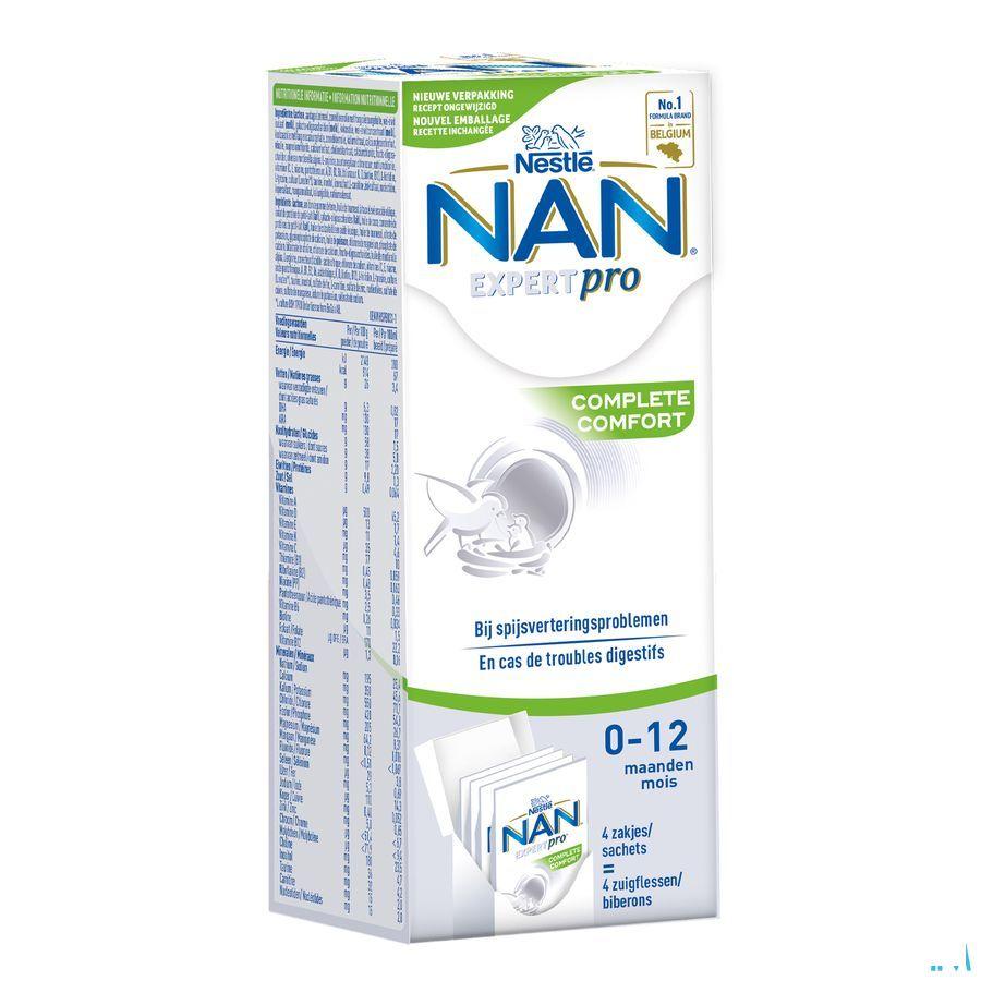 Nan Complete Comfort Zuigelingenmelk Poeder 4x26g  -  Nestle
