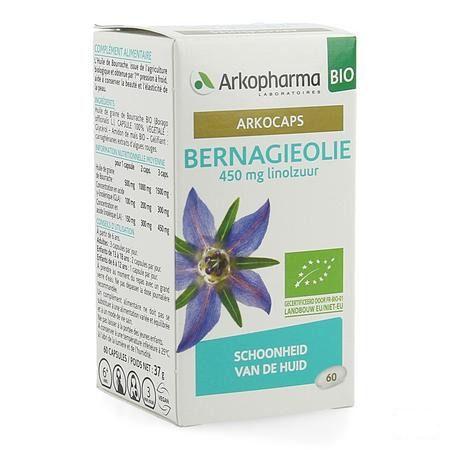 Arkogelules Huile De Bourrache Bio 60 Ge  -  Arkopharma