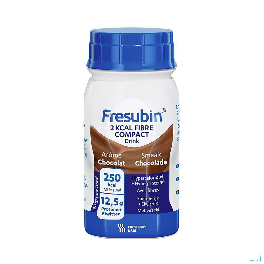 Fresubin 2 Kcal Fibre Compact Drink Choco 4X125ml