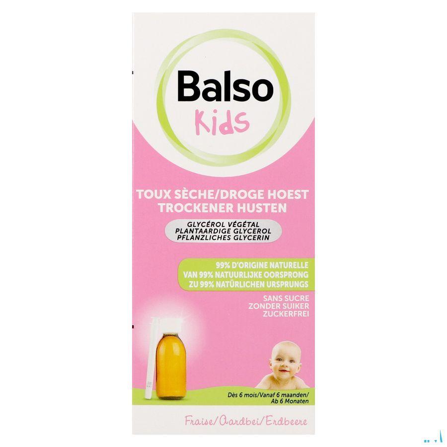 Balso Kids Hoestsiroop Z/Suiker 125ml + Pipet