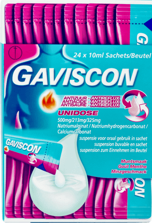 Gaviscon Antireflux Antiacide Suspension Buv. Sachets 24