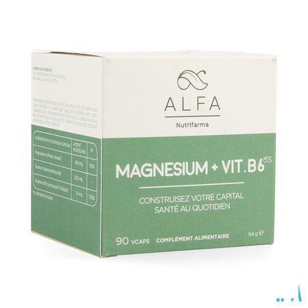 Alfa Magnesium + Vit B6 V-Capsule 90  -  Nutrifarma