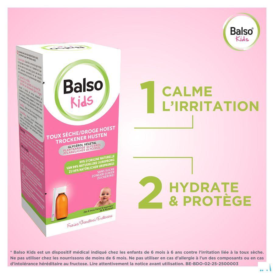 Balso Kids Hoestsiroop Z/Suiker 125ml + Pipet