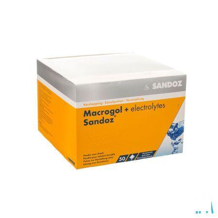 Macrogol + Electr Sandoz Pulv Gout Citron 50x13,7g 