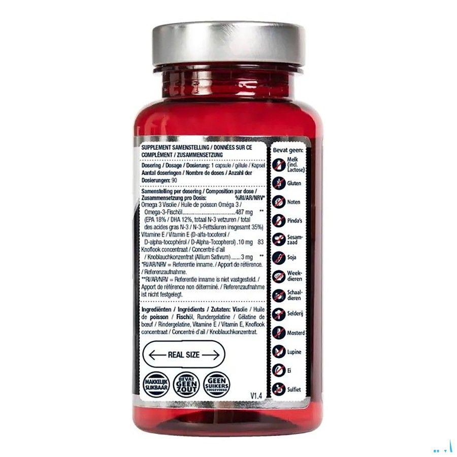 Lucovitaal Visolie En Knoflook Capsule 90