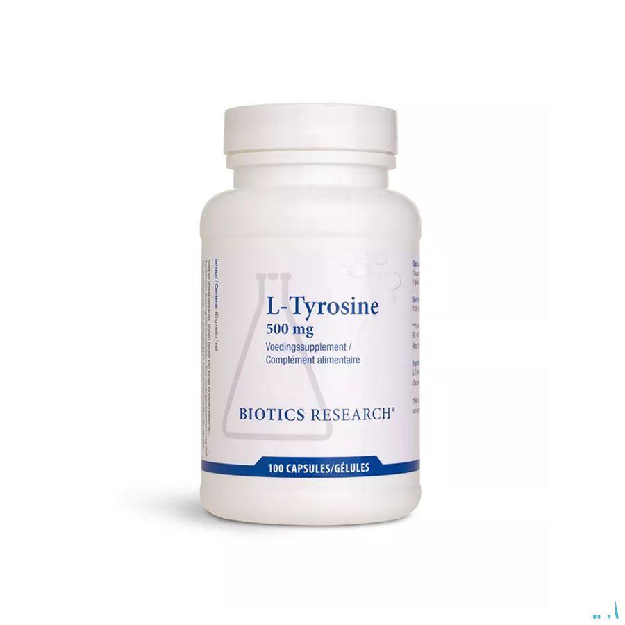 Biotics L-Tyrosine 500mg 100 capsules  -  Energetica Natura