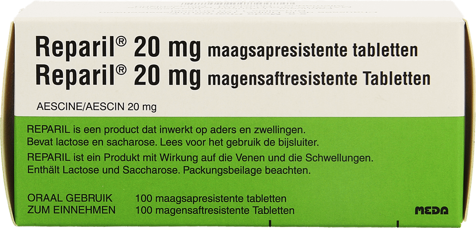 Reparil Tabletten Gastroresist 100 X 20 mg