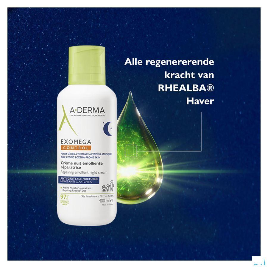Aderma Exomega Control Herst. Emol. Nacht Cr 400 ml