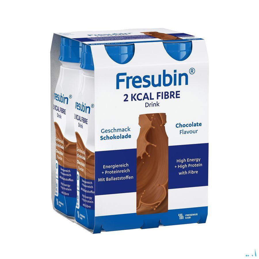 Fresubin 2 Kcal Fibre Drink 200 ml Chocolat/chocolade  -  Fresenius