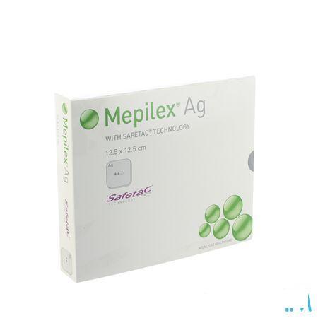 Mepilex Ag Verband Steriel 12,5x12,5cm 5 287121  -  Molnlycke Healthcare