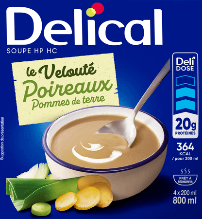 Delical Soupe Veloute Poireau x Pdt & Creme 4 x 200 ml