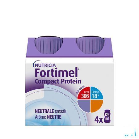 Fortimel Compact Protein Neutraal 4x125 ml  -  Nutricia