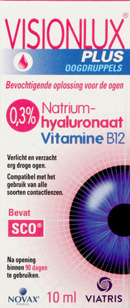Visionlux Plus Oogdruppels Flacon 1 X 10 ml