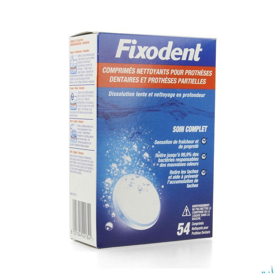 Fixodent Tablettes Dentiers Comp 54