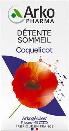 Arkogelules Coquelicot Vegetal 45  -  Arkopharma