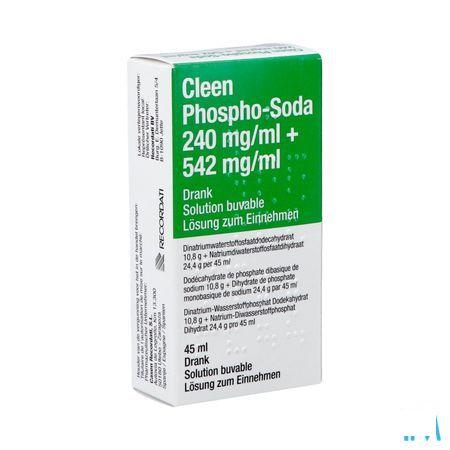 Cleen Phospho-soda 11 gr/24 gr Drinkbare Oplossing Flacon 45 ml