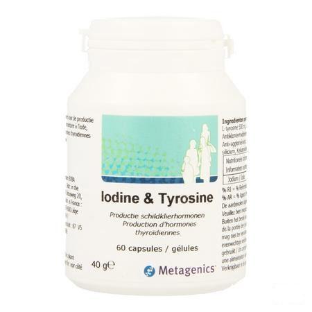Iodine & Tyrosine Capsule 60 87  -  Metagenics