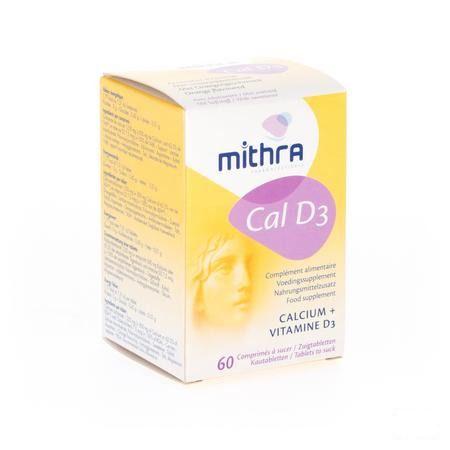 Mithra Cal D3 Comprimes A Sucer-croquer 60 