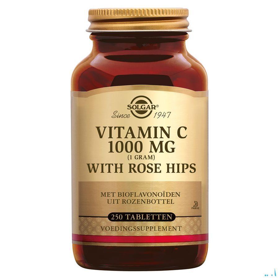 Solgar Vitamin C Rose Hips Tabletten 250x1000 mg  -  Solgar Vitamins